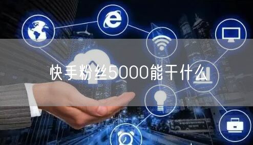 快手粉丝5000能干什么