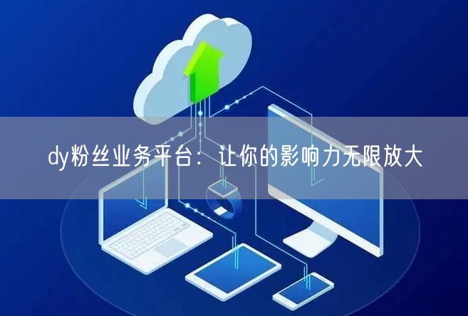 dy粉丝业务平台：让你的影响力无限放大