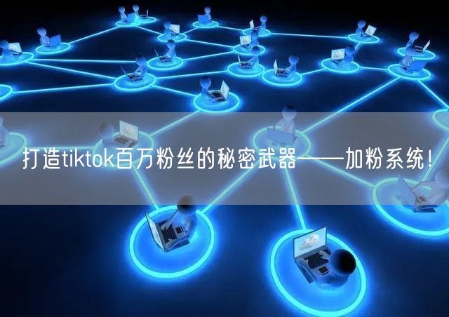 打造tiktok百万粉丝的秘密武器——加粉系统！