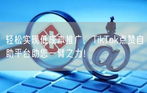 轻松实现低成本推广，TikTok点赞自助平台助您一臂之力！