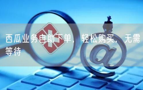 西瓜业务自助下单，轻松购买，无需等待