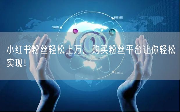小红书粉丝轻松上万，购买粉丝平台让你轻松实现！