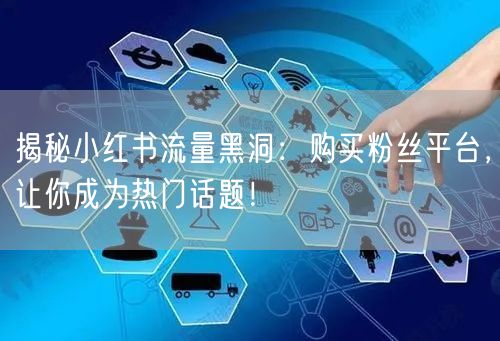 揭秘小红书流量黑洞：购买粉丝平台，让你成为热门话题！
