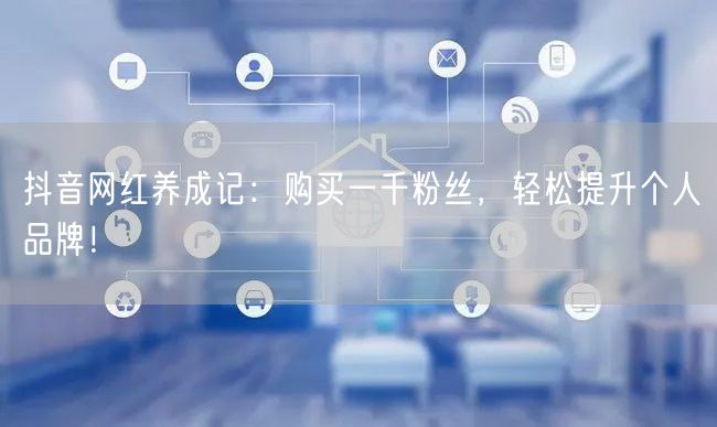 抖音网红养成记：购买一千粉丝，轻松提升个人品牌！
