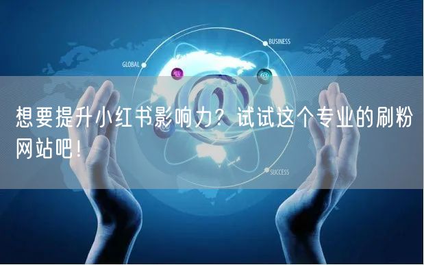 想要提升小红书影响力？试试这个专业的刷粉网站吧！