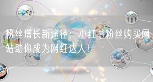粉丝增长新途径：小红书粉丝购买网站助你成为网红达人！