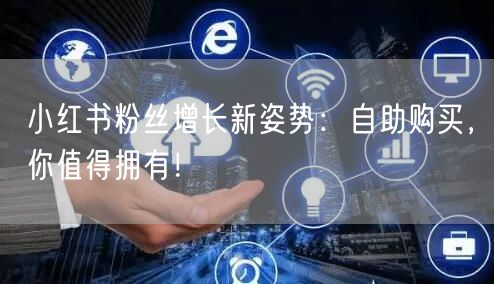 小红书粉丝增长新姿势：自助购买，你值得拥有！