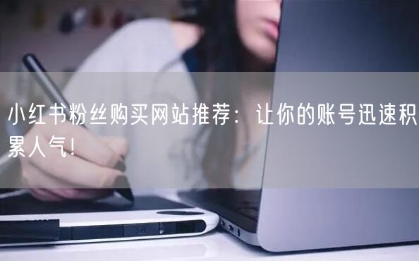 小红书粉丝购买网站推荐：让你的账号迅速积累人气！