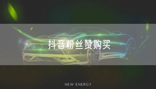 抖音粉丝赞购买