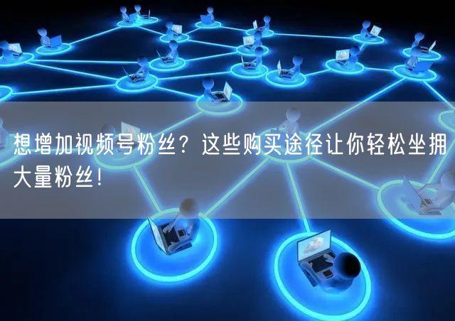 想增加视频号粉丝？这些购买途径让你轻松坐拥大量粉丝！