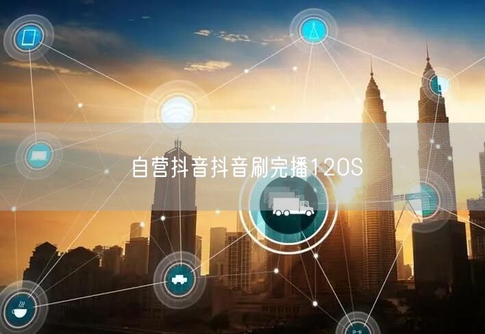自营抖音抖音刷完播120S