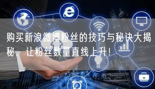购买新浪微博粉丝的技巧与秘诀大揭秘，让粉丝数量直线上升！