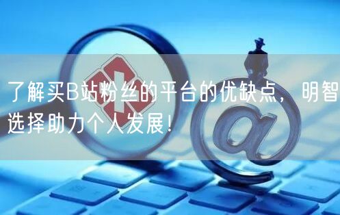 了解买B站粉丝的平台的优缺点，明智选择助力个人发展！