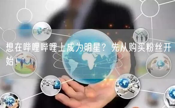 想在哔哩哔哩上成为明星？先从购买粉丝开始！