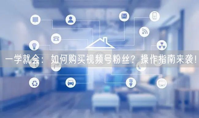 一学就会：如何购买视频号粉丝？操作指南来袭！