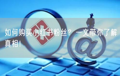 如何购买小红书粉丝？一文带你了解真相！