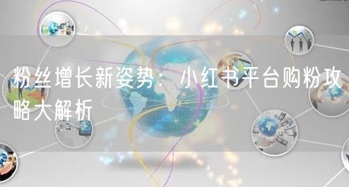 粉丝增长新姿势：小红书平台购粉攻略大解析