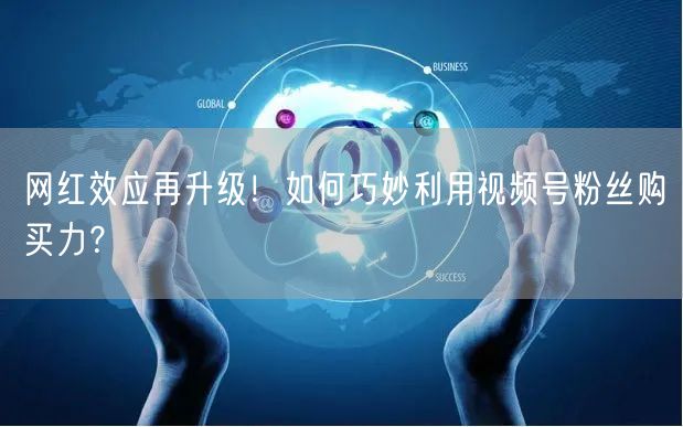 网红效应再升级！如何巧妙利用视频号粉丝购买力？