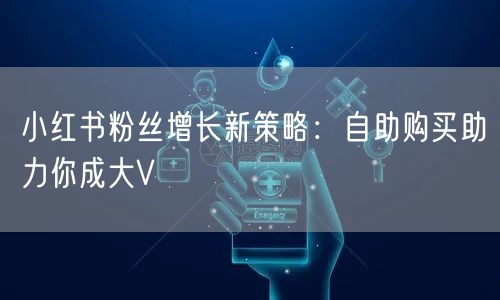 小红书粉丝增长新策略：自助购买助力你成大V