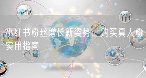 小红书粉丝增长新姿势：购买真人粉实用指南