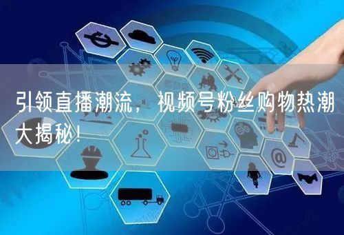 引领直播潮流，视频号粉丝购物热潮大揭秘！