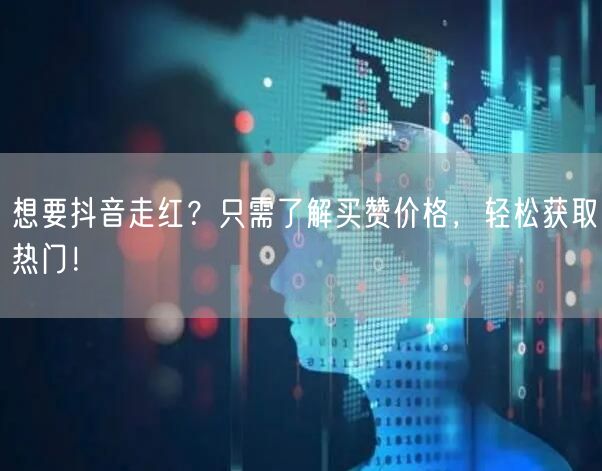 想要抖音走红？只需了解买赞价格，轻松获取热门！