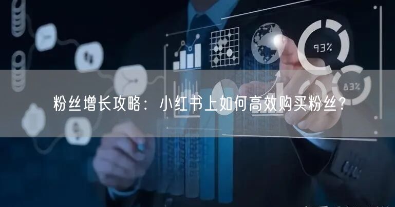 粉丝增长攻略：小红书上如何高效购买粉丝？