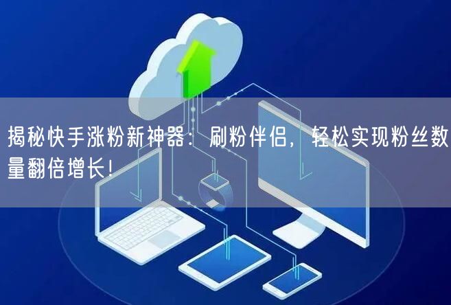 揭秘快手涨粉新神器：刷粉伴侣，轻松实现粉丝数量翻倍增长！
