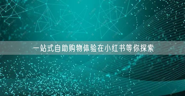 一站式自助购物体验在小红书等你探索