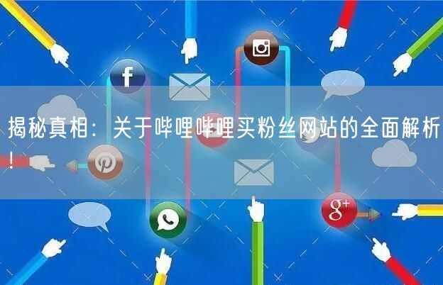 揭秘真相：关于哔哩哔哩买粉丝网站的全面解析！
