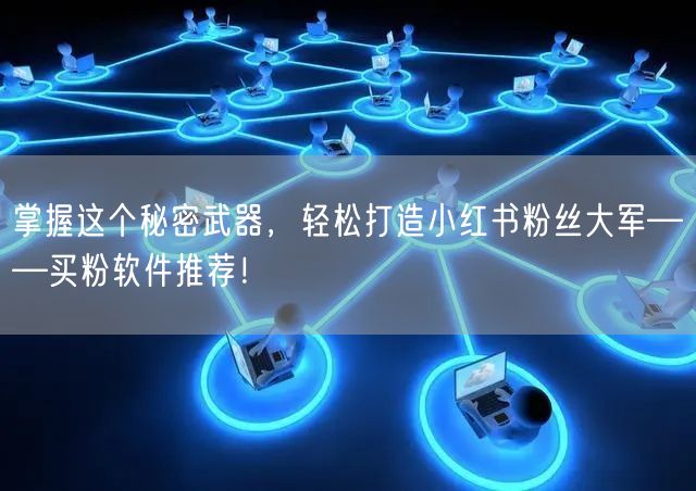 掌握这个秘密武器，轻松打造小红书粉丝大军——买粉软件推荐！