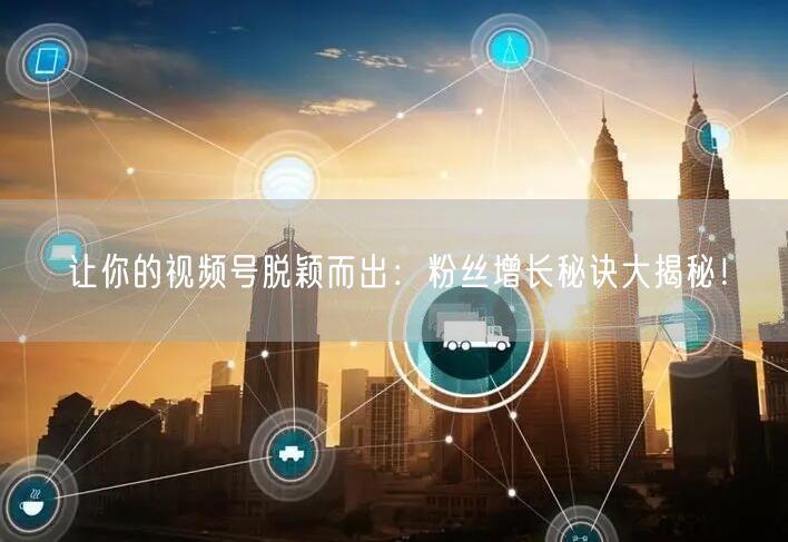 让你的视频号脱颖而出：粉丝增长秘诀大揭秘！