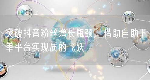 突破抖音粉丝增长瓶颈，借助自助下单平台实现质的飞跃