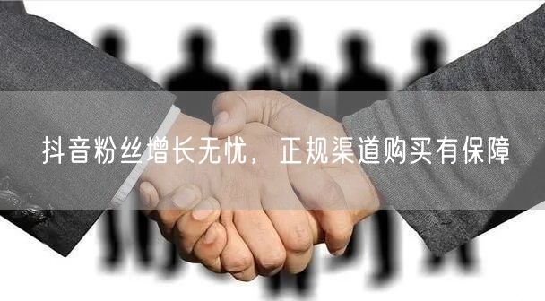 抖音粉丝增长无忧，正规渠道购买有保障