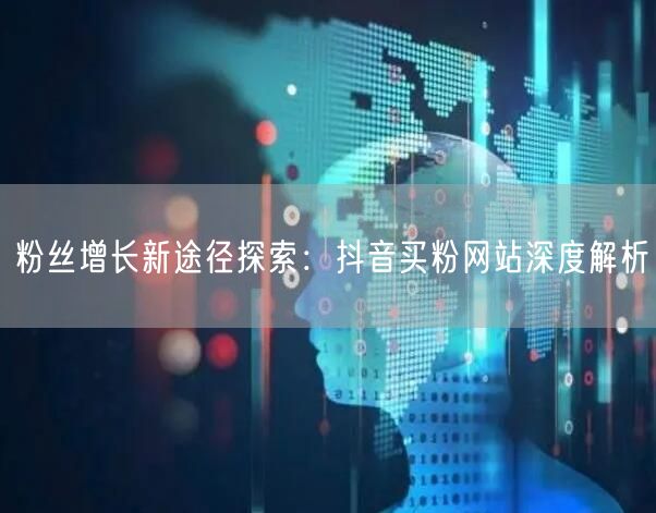 粉丝增长新途径探索：抖音买粉网站深度解析