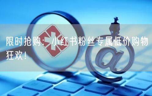 限时抢购：小红书粉丝专属低价购物狂欢！