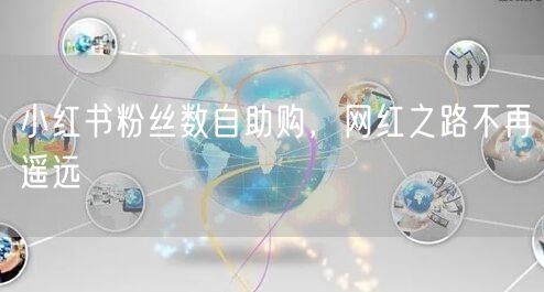 小红书粉丝数自助购，网红之路不再遥远