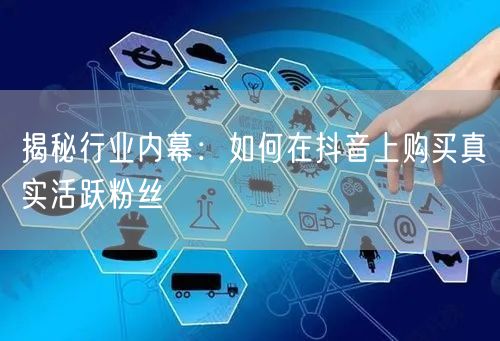 揭秘行业内幕：如何在抖音上购买真实活跃粉丝