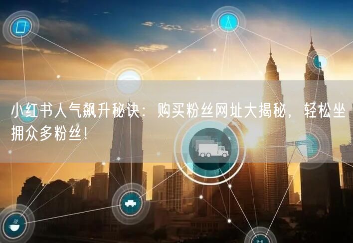 小红书人气飙升秘诀：购买粉丝网址大揭秘，轻松坐拥众多粉丝！