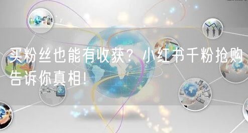 买粉丝也能有收获？小红书千粉抢购告诉你真相！