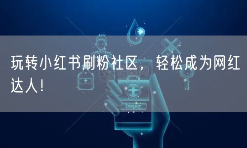 玩转小红书刷粉社区，轻松成为网红达人！