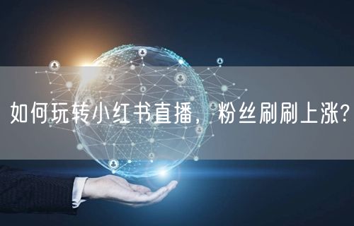 如何玩转小红书直播，粉丝刷刷上涨?