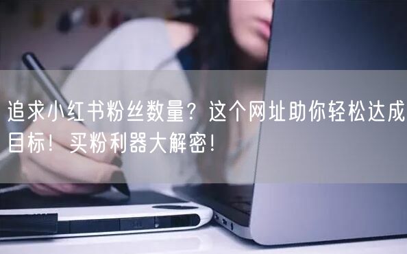 追求小红书粉丝数量？这个网址助你轻松达成目标！买粉利器大解密！