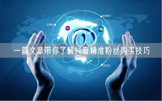 一篇文章带你了解抖音精准粉丝购买技巧